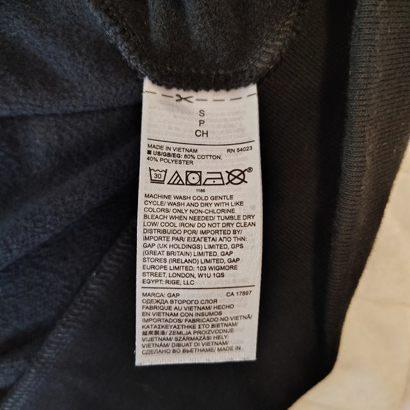 GAP Funnel Neck Pullover Sweatshirt Dress Size S. - Picture 5 of 9